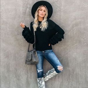 VICI Ruffled Feathers Sweater